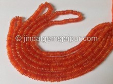 Carnelian Smooth Tube Shape Beads